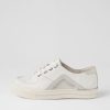 ZIERA Alona W White Silver Shimmer Multi Sneakers | Sneakers