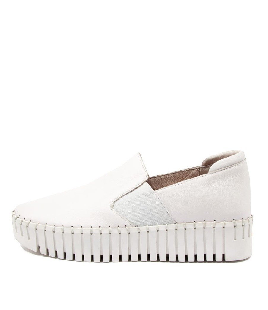 DJANGO & JULIETTE Becca Dj White Leather | Sneakers