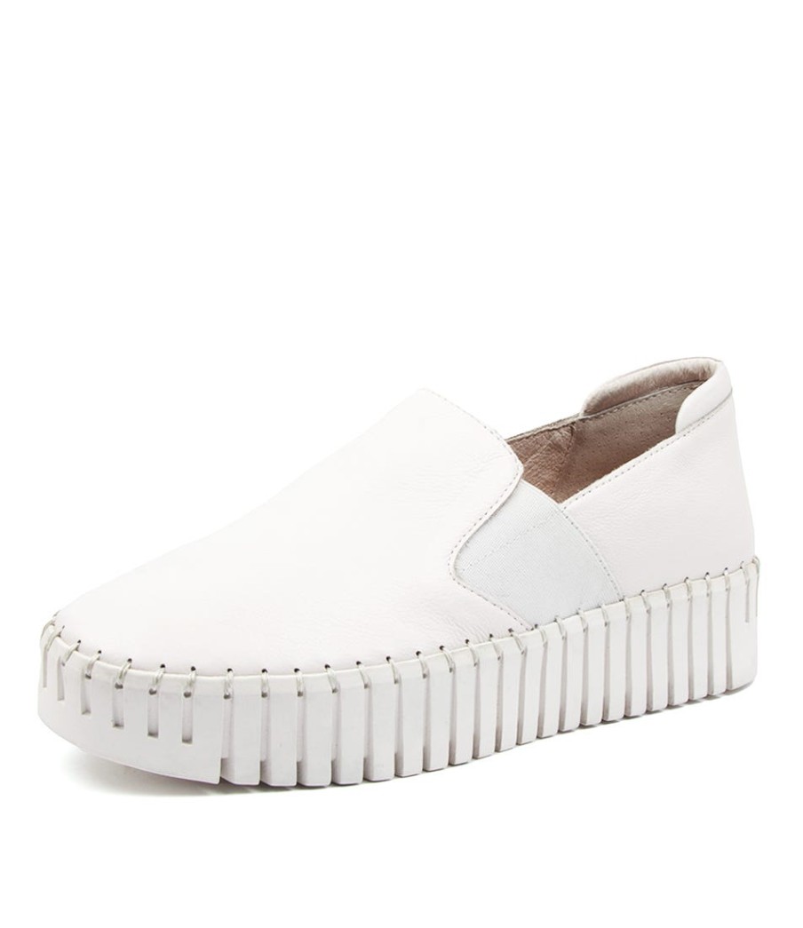 DJANGO & JULIETTE Becca Dj White Leather | Sneakers