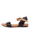 DJANGO & JULIETTE Jinnit Black-Tan Leather | Flats