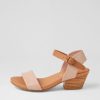 TOP END Control Cafe Dark Tan Leather Sandals | Heels