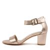 DJANGO & JULIETTE Cassier Champagne Leather | Heels