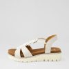 ARA Bilbao 12 Cream Leather Sandals | Comfort