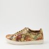 DJANGO & JULIETTE Durst Vintage Metal Floral Leather Sneakers | Sneakers