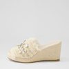 DJANGO & JULIETTE Pitchy Beige Synthetic Raffia Espadrilles | Espadrilles