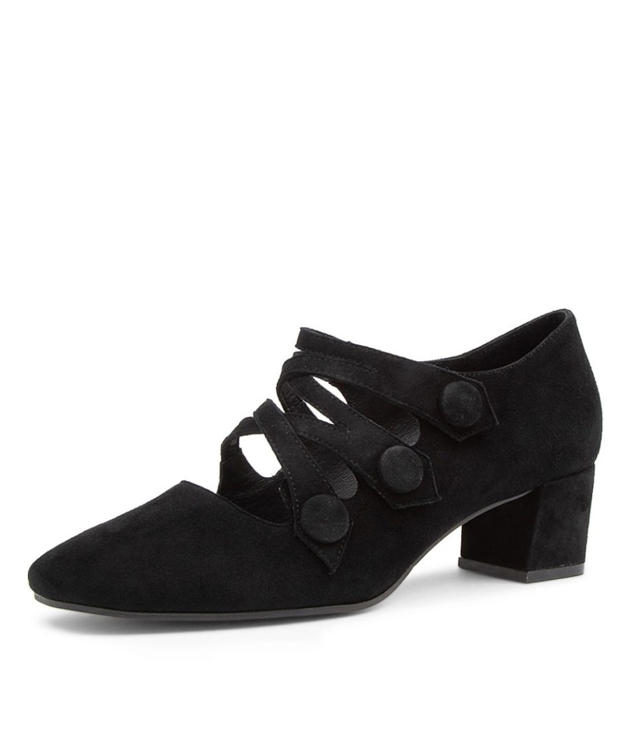 DJANGO & JULIETTE Hannon Dj Black Suede | Heels