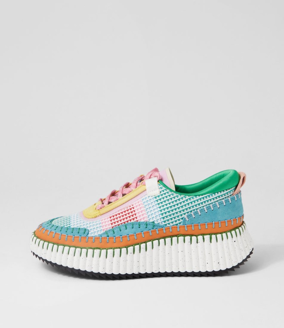 DJANGO & JULIETTE Copen Rainbow Multi Sneakers | Wedges