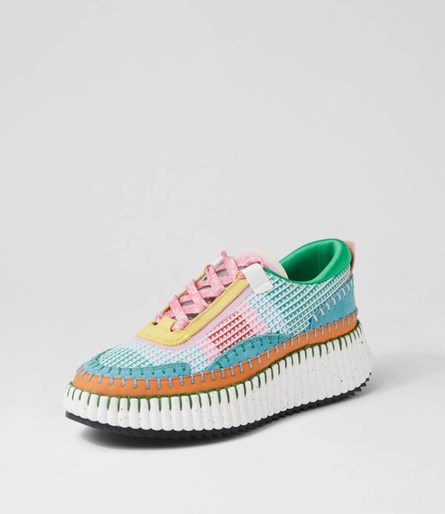 DJANGO & JULIETTE Copen Rainbow Multi Sneakers | Wedges