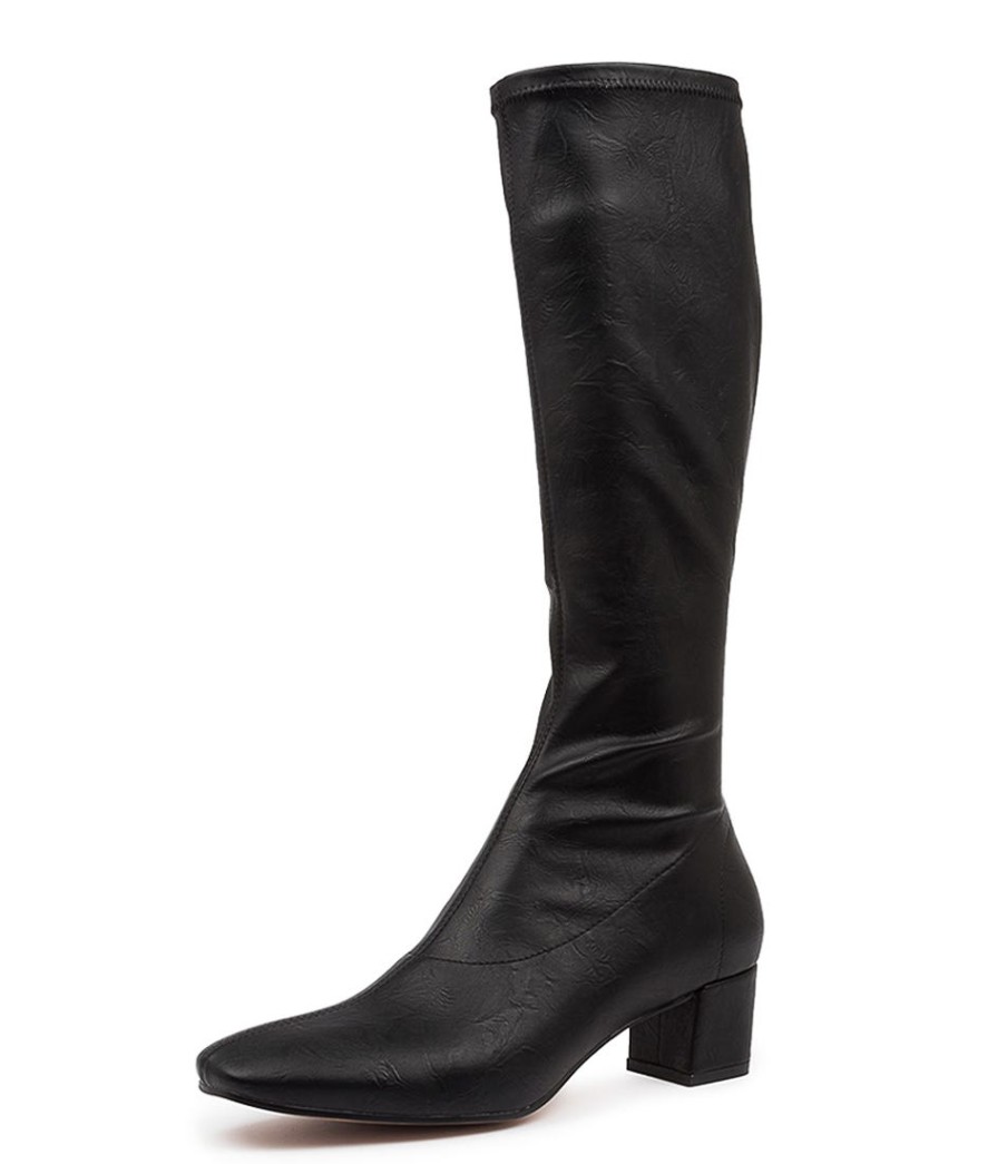 DJANGO & JULIETTE Hayleys Black Shrunken | Boots