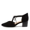 ZIERA Vedu Xw Black-Black Suede | Heels