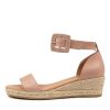 DJANGO & JULIETTE Sprout Dj Rose Rose Leather Buckle | Espadrilles