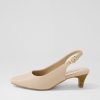 SUPERSOFT Linden3 Nude Leather Heels | Comfort