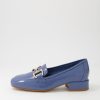 DJANGO & JULIETTE Velam Cornflower Patent Leather Heels | Loafers