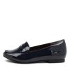 ZIERA Cedar Xf Navy Patent Leather Loafers | Loafers