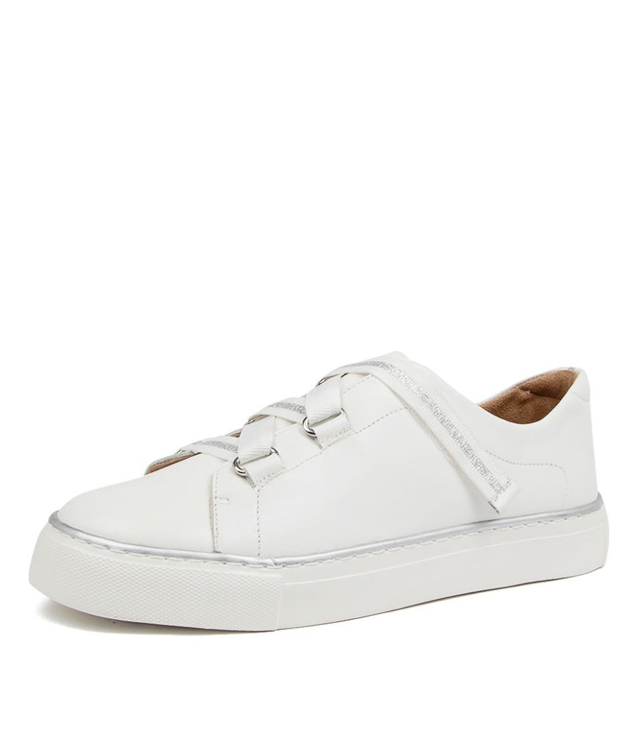 ZIERA Primrose Xf White Leather | Sneakers