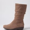 ZIERA Seattle Xf Taupe Tumble Nubuck Calf Boots | Boots