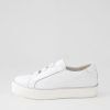 DJANGO & JULIETTE Fletary White Leather Sneakers | Sneakers