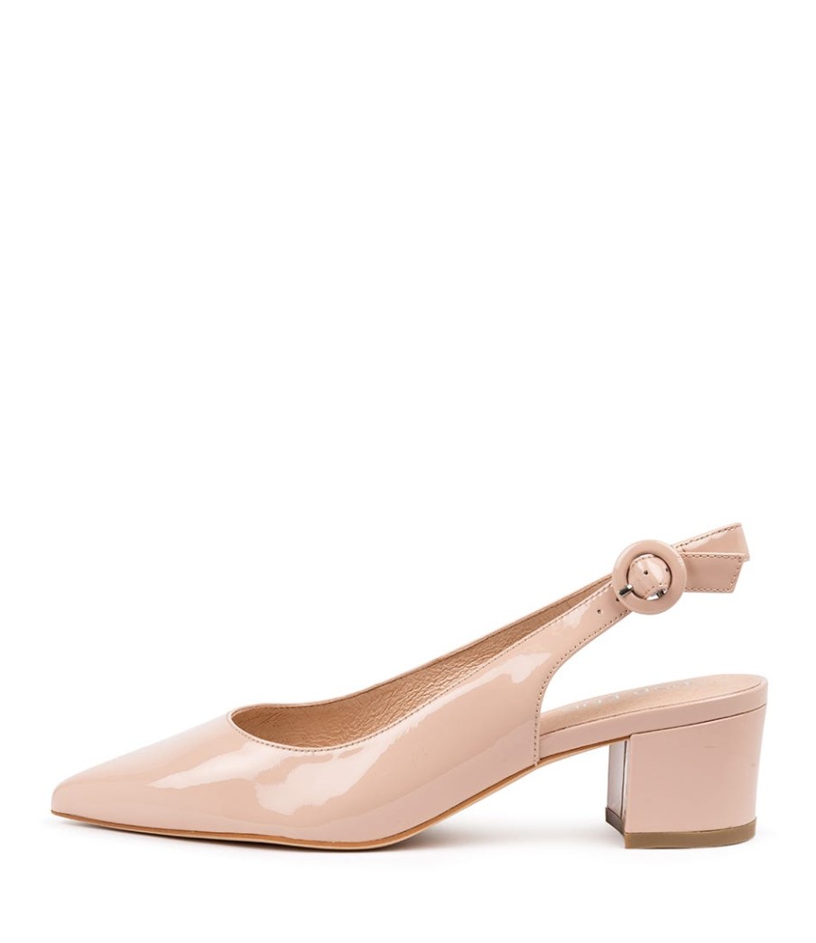 TOP END Abigale Nude Patent Leather | Heels