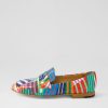 DJANGO & JULIETTE Ulani Stripe Multi Patent Leather Loafers | Loafers