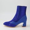 DJANGO & JULIETTE Jepps Blue Multi Ankle Boots | Boots