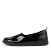 ZIERA Marian W Black Patent Synthetic Loafers | Loafers