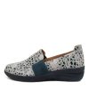 ZIERA Nannu W Navy Splotch Leat | Sneakers