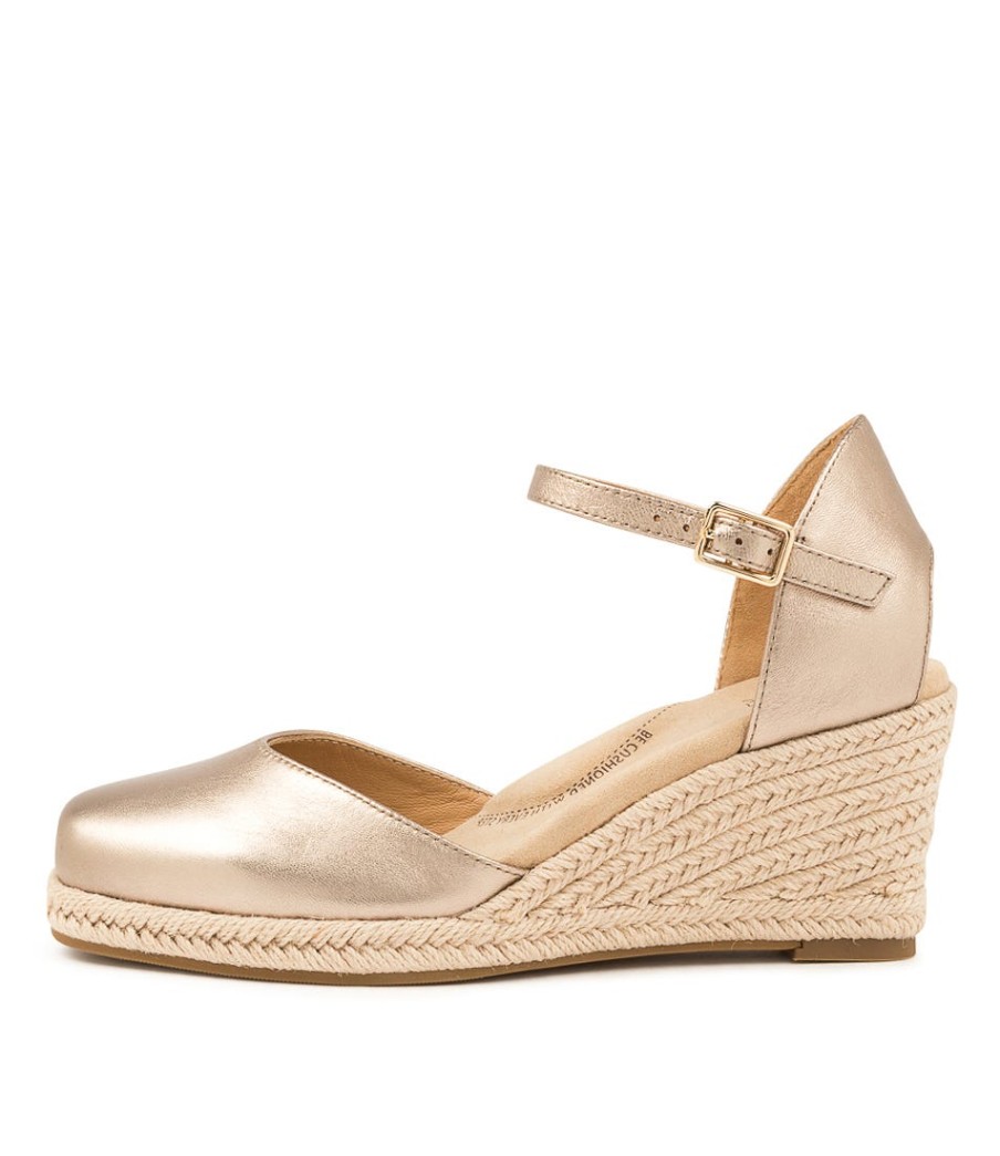 ZIERA Autumn W Champagne Leat | Espadrilles