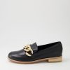 DJANGO & JULIETTE Ampard Black Leather Loafers | Loafers