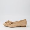 GABOR Cee Caramel Suede Flat Shoes | Comfort