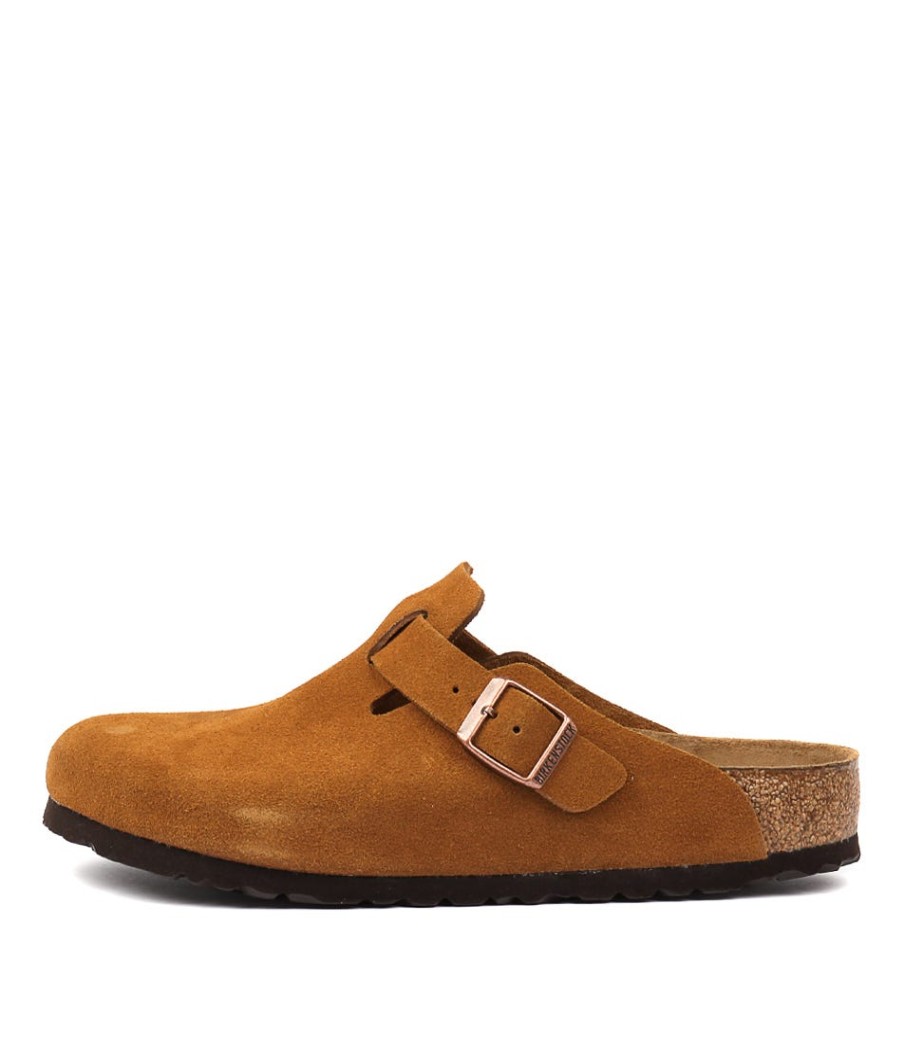 BIRKENSTOCK Boston Sfb Mink Suede | Comfort