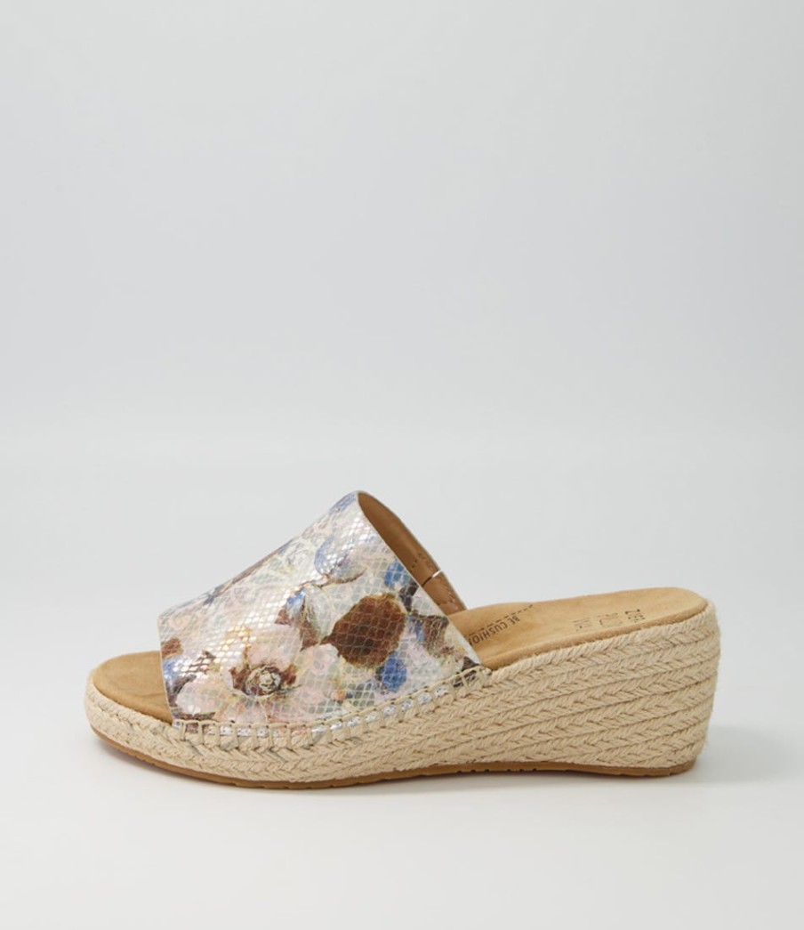 ZIERA Kadmosy Xw Natural Multi Leather Espadrilles | Espadrilles