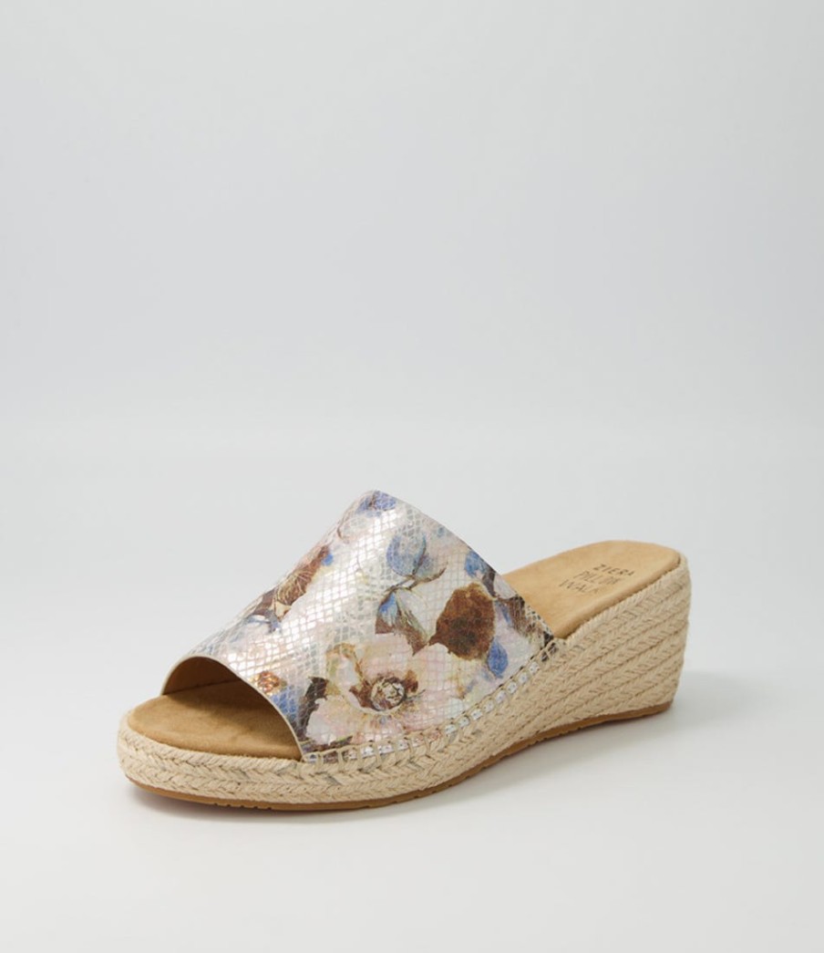 ZIERA Kadmosy Xw Natural Multi Leather Espadrilles | Espadrilles