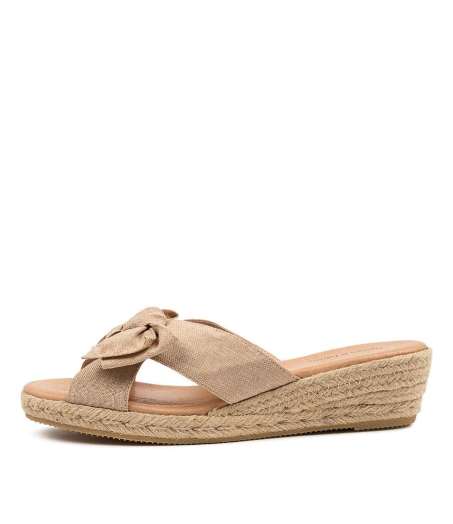 DJANGO & JULIETTE Serena Lrg Natural Fabric | Espadrilles