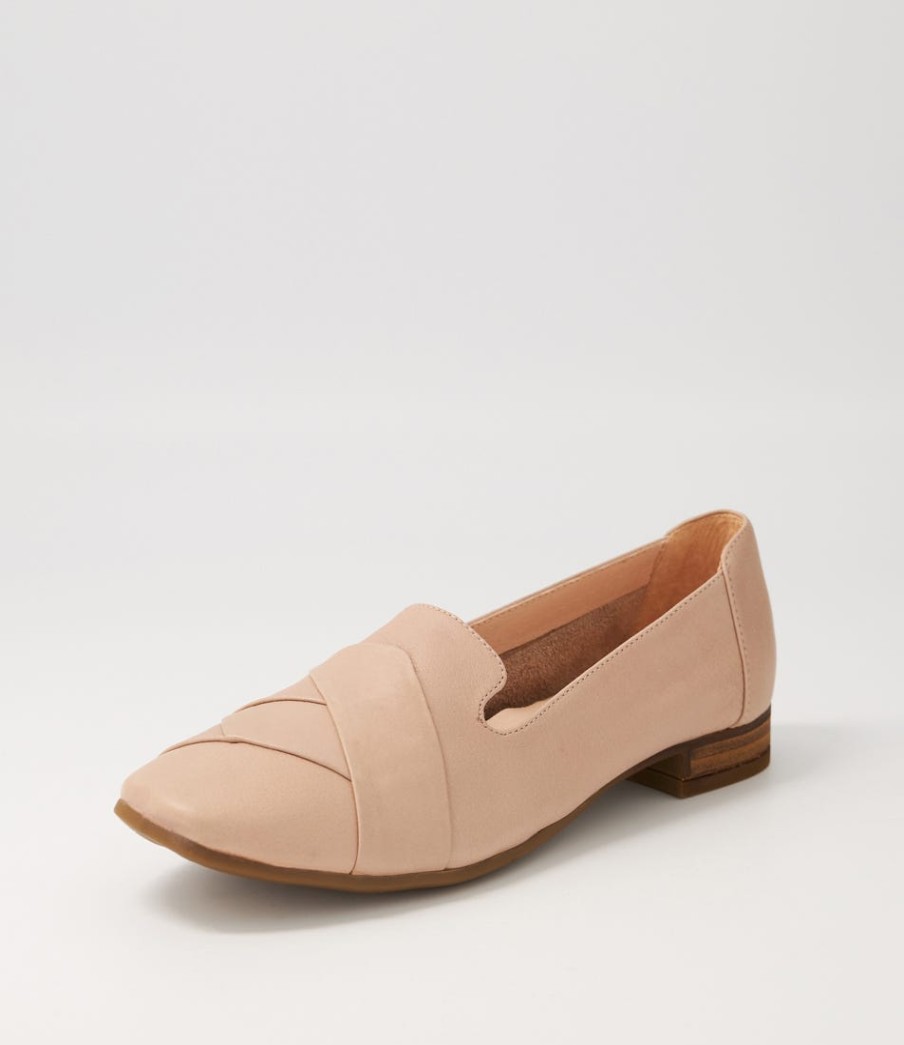 DIANA FERRARI Tilony Dark Nude Leather Loafers | Loafers