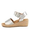 ZIERA Kraig Xw Silver Leather | Espadrilles