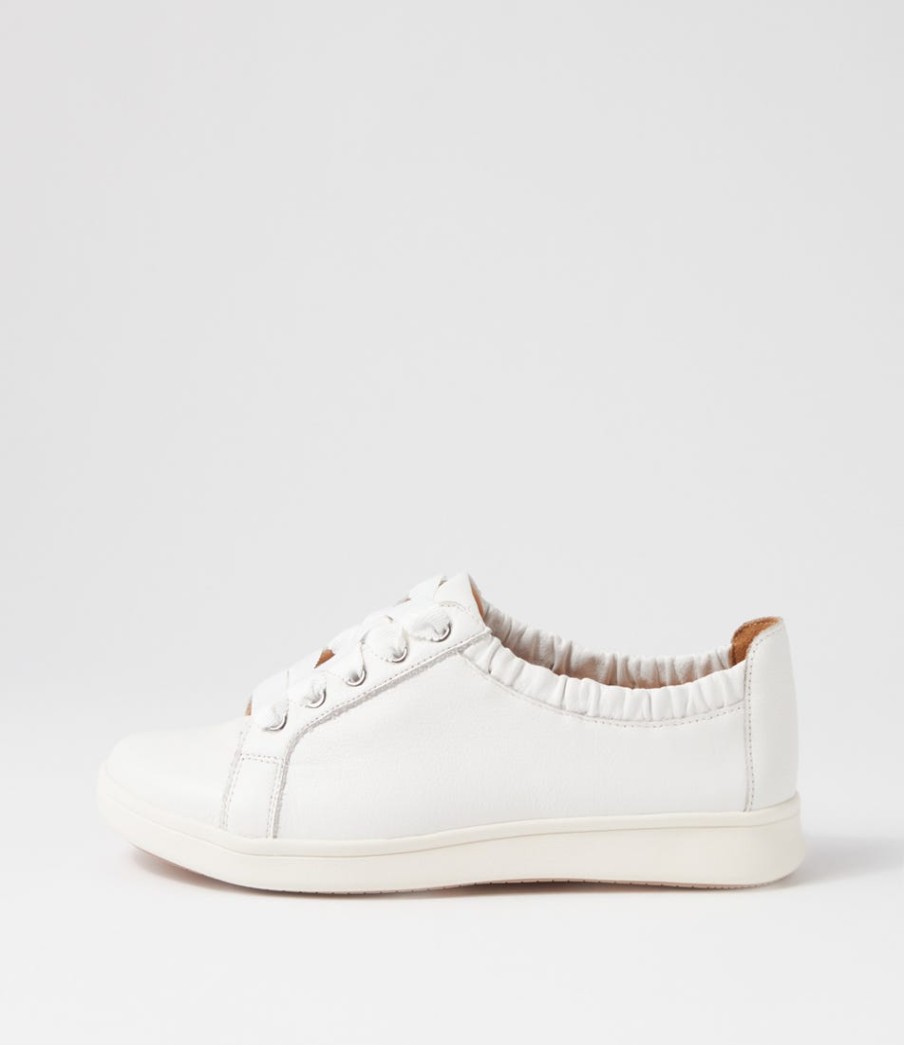 ZIERA Doha Xf White Leather Sneakers | Sneakers