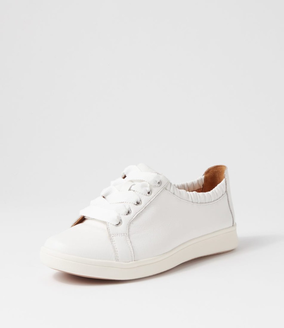 ZIERA Doha Xf White Leather Sneakers | Sneakers