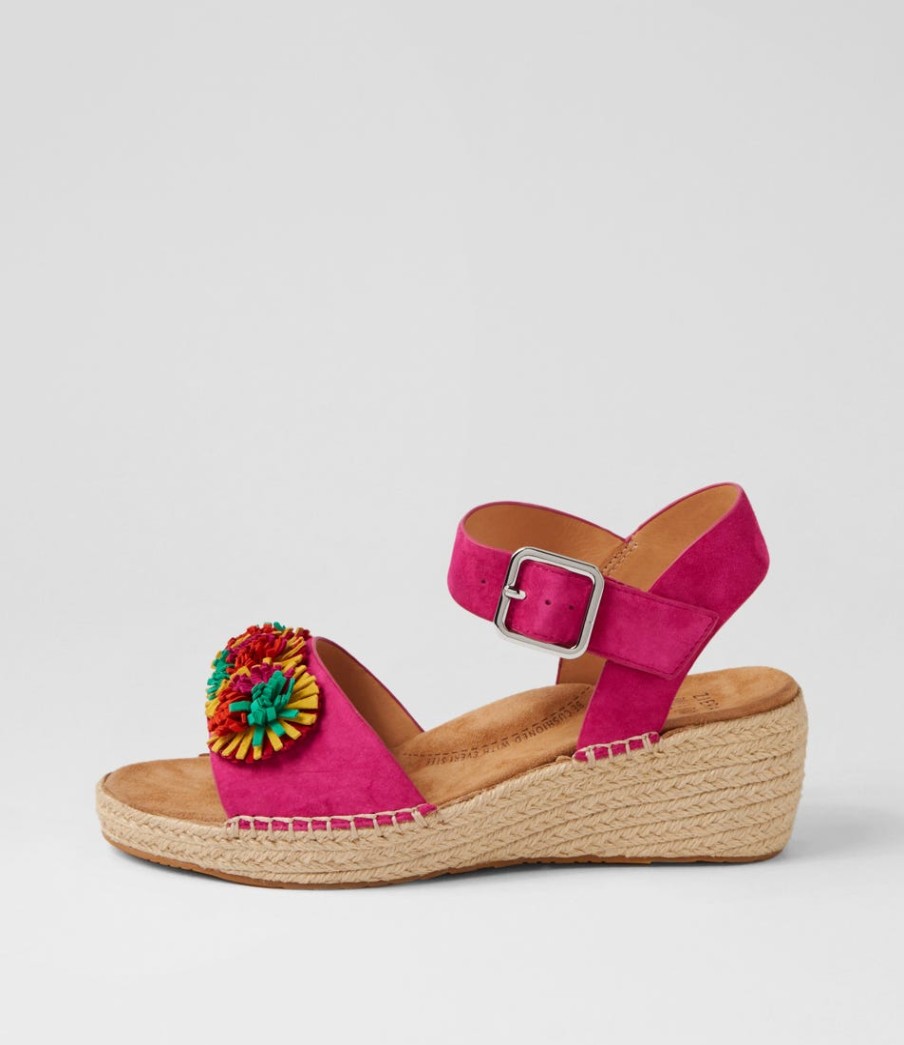 ZIERA Kishop Xw Fuchsia Multi Espadrilles | Espadrilles