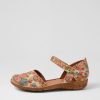 JOSEF SEIBEL Rosalie 42 Beige Multi Leather Flat Shoes | Comfort