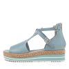 DJANGO & JULIETTE Alexys Denim Leather Sandals | Espadrilles