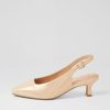 ZIERA Oviedos Xw Gold Shimmer Leather Heels | Heels