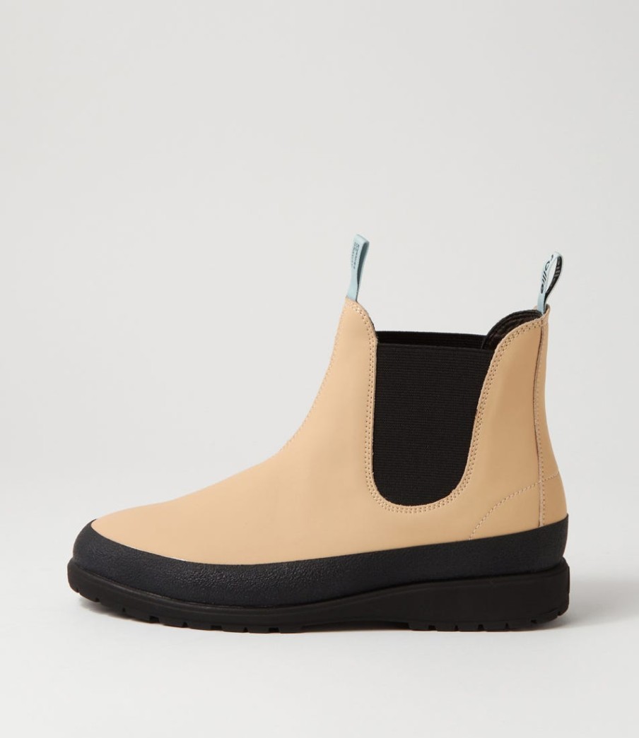 ROLLIE Fields Chelsea X Cream Leather Chelsea Boots | Boots