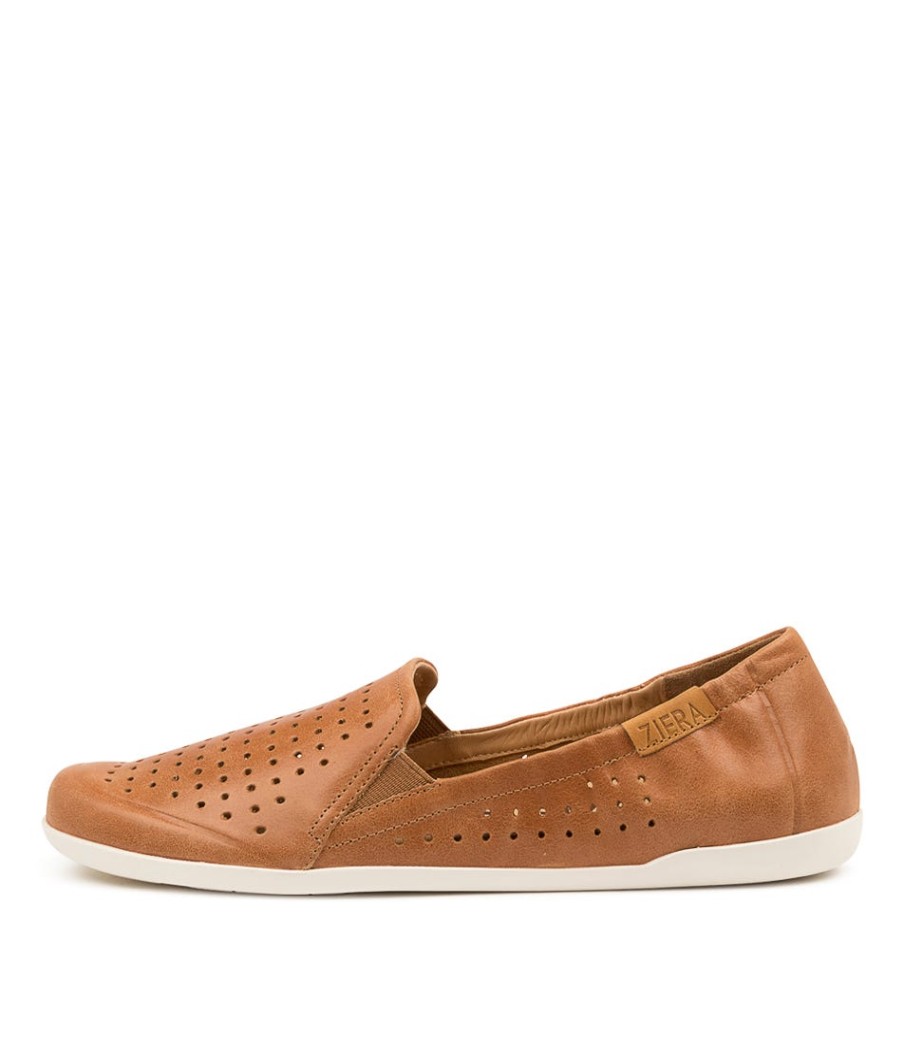 ZIERA Liana W Tan Leather | Loafers