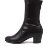 ZIERA Genevey W Black Ankle Boots Bh | Boots