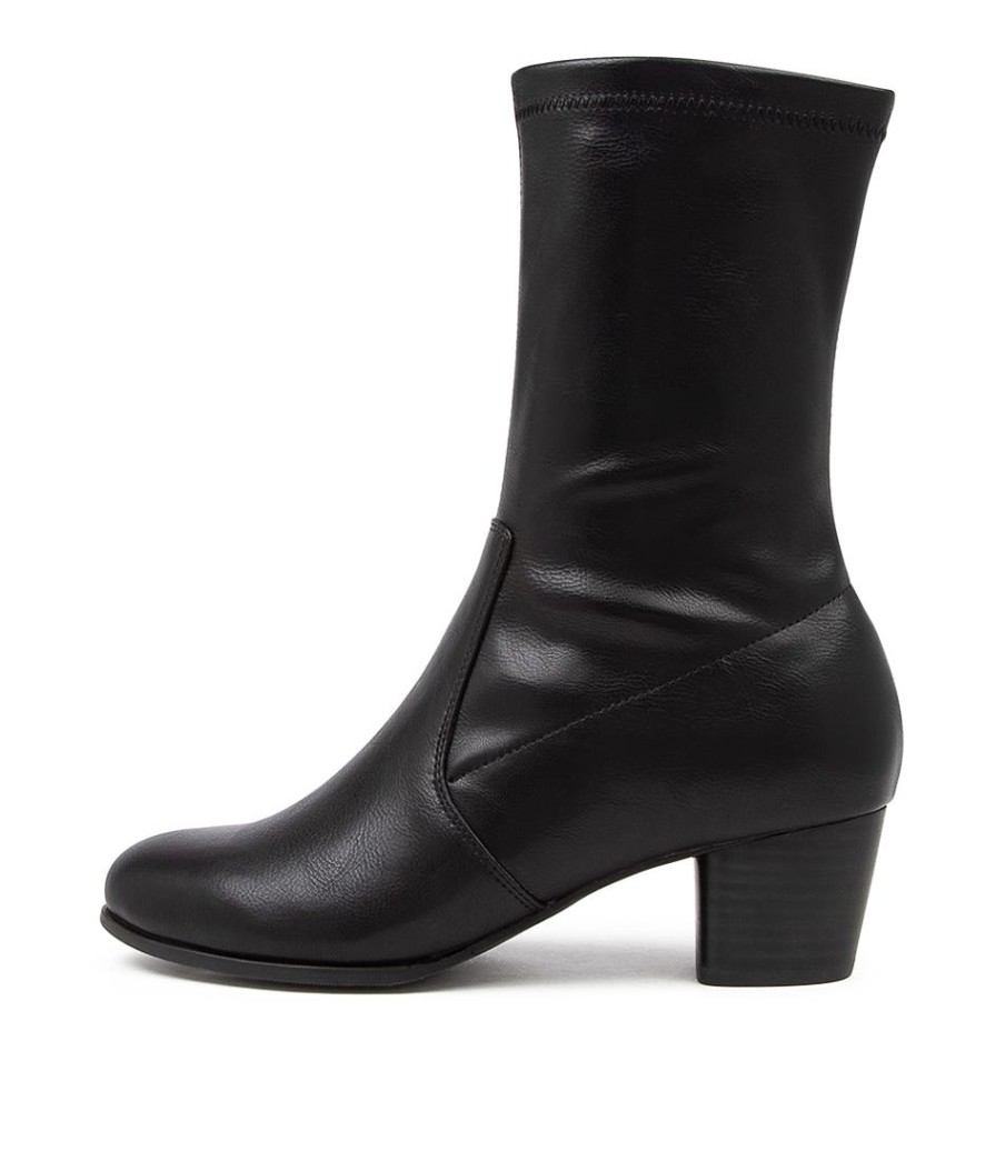 ZIERA Genevey W Black Ankle Boots Bh | Boots