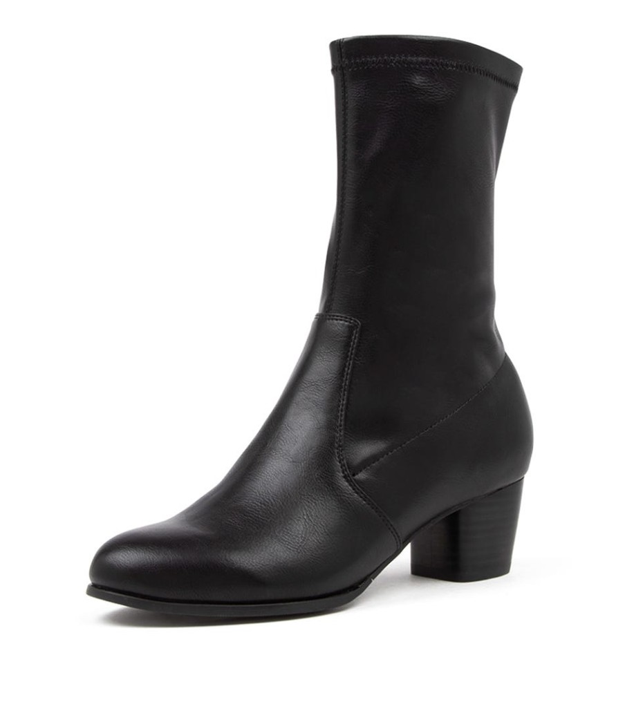 ZIERA Genevey W Black Ankle Boots Bh | Boots