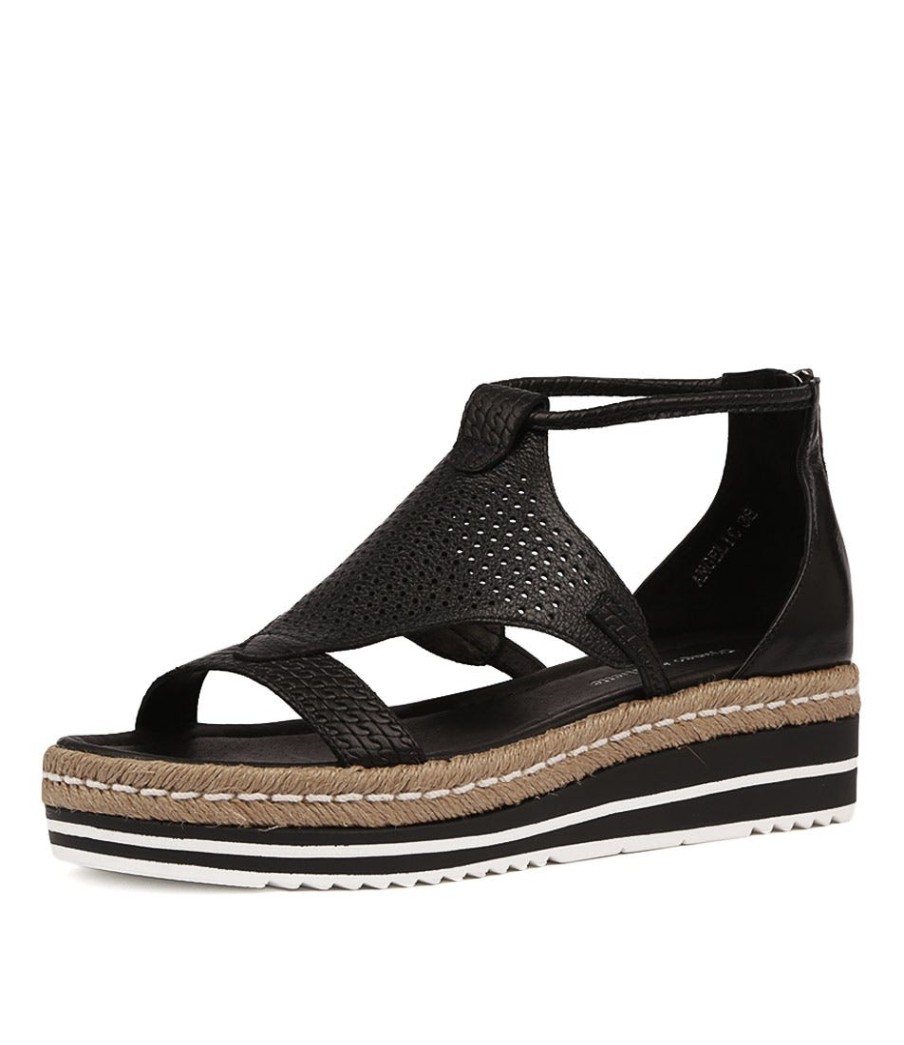 DJANGO & JULIETTE Angelic Black Black Mix | Espadrilles