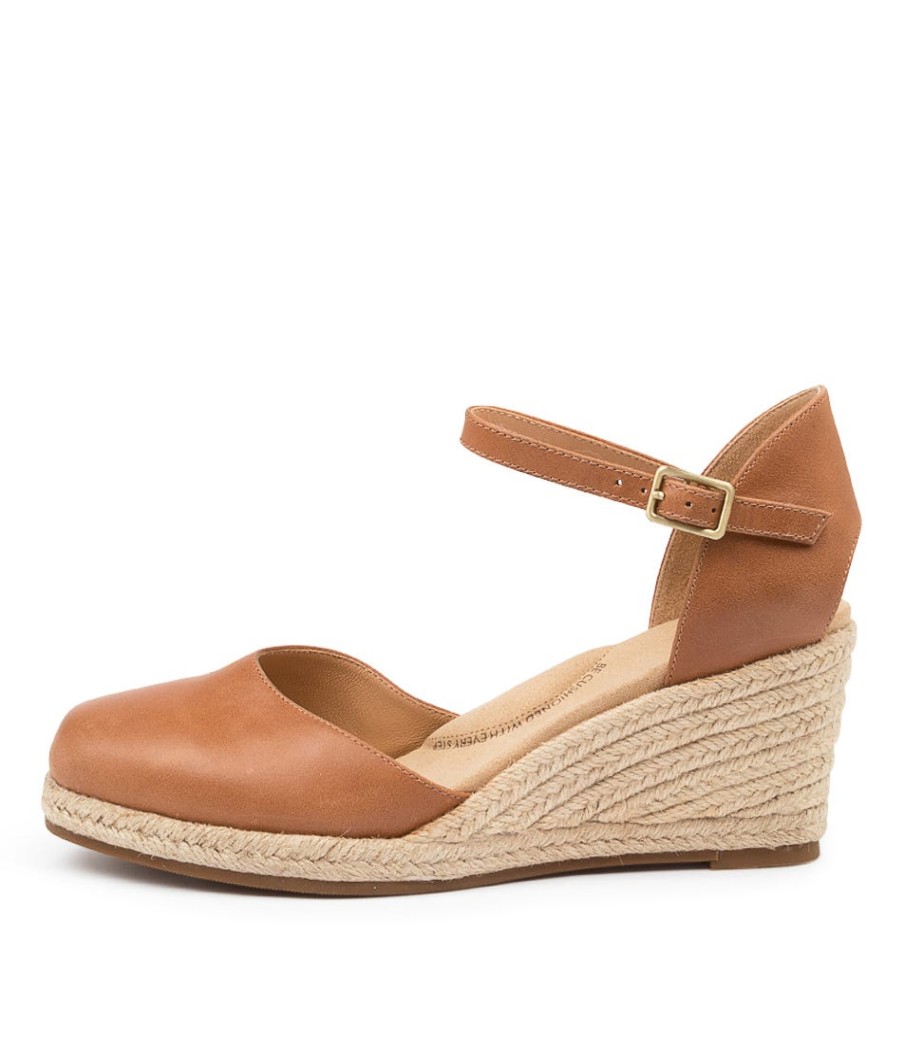 ZIERA Autumn W Tan Leather | Espadrilles