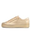 DJANGO & JULIETTE Laila Gold Croco Leather Sneakers Gs | Sneakers