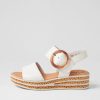 GABOR Jale Latte Leather Sandals | Comfort